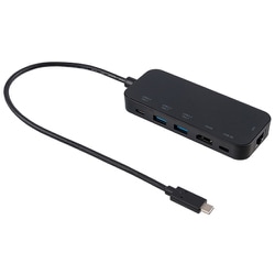 USB Type-C ドッキングステーション HDMI（最大4K30Hz）/USB PD（最大100W）/USB3.2 Gen1（Type-C）/USB3.2 Gen1/LAN（1000BASE-T） UDS-2K02P