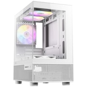 ミニタワー Micro-ATX対応 ピラーレス式 PCケース CX200M RGB Elite White