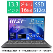 ノートパソコン/msi Prestige 13 AI Evo A1M/13.3型/Core Ultra 7 プロセッサー 155H/インテル Arc グラフィックス/メモリ 16GB/SSD 512GB/Windows 11 Pro PRESTIGE13AIA1MG4109JP