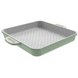 グリルプレート 直火・IH対応 グリーン BHK303-GR