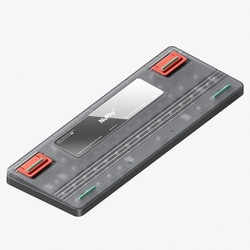 nuphy Air60 V2 メカニカルキーボード グレー NuPhy Air60 V2 Wireless Mechanical Keyboard