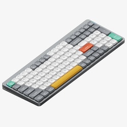 Nuphy Air96 V2 ワイヤレスメカニカルキーボード 本体 グレー 青軸 ga96v2w