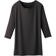 七分袖インナーTシャツ ブラック SS WH90029