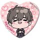 SYNC-HKNHKB-MA 君のことが大大大大大好きな100人の彼女 ハート型缶バッジ MA. 愛城恋太郎 [キャラクターグッズ]