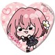 SYNC-HKNHKB-MB 君のことが大大大大大好きな100人の彼女 ハート型缶バッジ MB. 花園羽香里 [キャラクターグッズ]