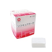 ソフキュアガーゼ 4ツ折 25×25cm 100枚入 一般医療機器 17378