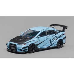 CM64-EVOX-08 1/64 三菱 ランサーエボリューションX Varis ブルー [ダイキャストミニカー]