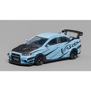CM64-EVOX-08 1/64 三菱 ランサーエボリューションX Varis ブルー [ダイキャストミニカー]
