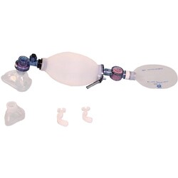 シリコンレサシテーター 小児用蘇生器 ホワイト・コンプリート 高度管理医療機器 特定保守管理医療機器 CCRW-22