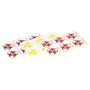 バイオハザードシール 黄 鋭利な物 90X80MM 60入 KH-988