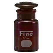 広口共通摺試薬瓶 硬質 茶 60ML
