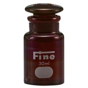 広口共通摺試薬瓶 硬質 茶 120ML
