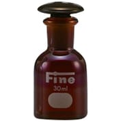細口共通摺試薬瓶 硬質 茶 120ML