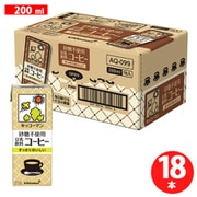 砂糖不使用 豆乳飲料 コーヒー 200ml×18本