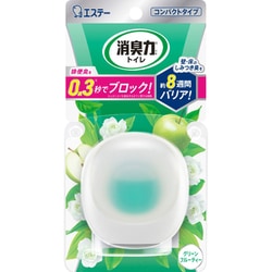 消臭力 コンパクト トイレ用 置き型 本体 グリーンフルーティー 1個 [トイレ用 消臭剤 芳香剤]