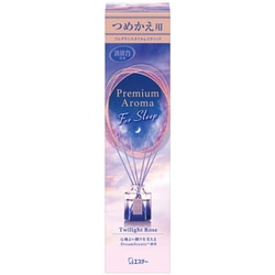 お部屋の消臭力 プレミアムアロマ For Sleep スティック 寝室用 つめかえ トワイライトローズ 50ml [消臭 芳香剤 ルームフレグランス]