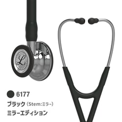 6177 [リットマン カーディオロジー IV 聴診器 ブラック （ステム：ミラー） ミラーED 一般医療機器]