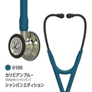 6190 [リットマン カーディオロジー IV 聴診器 カリビアンブルー（ステム：シャンパン） シャンパンED 一般医療機器]