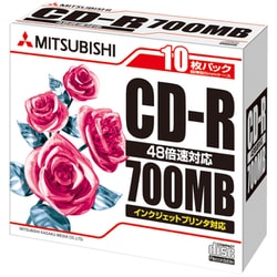 Amazon.co.jp: 三菱化学メディア CD-R 700MB 100枚入 SR80PP10C
