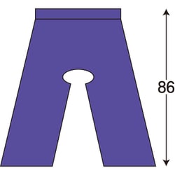 IP-150 [検査用パンツ ディスポ検査衣 穴アキ 86CM 100枚入]