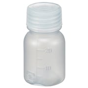 外用瓶ノーマル白 未滅菌 キャップ:透明 20CC 200本入