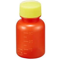 外用瓶ノーマル茶 未滅菌 キャップ：黄 30CC 200本入