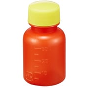 外用瓶ノーマル茶 滅菌済 キャップ:黄 30CC 20ポンX25袋入