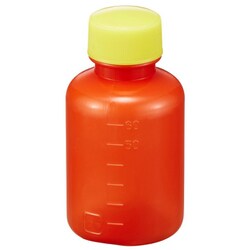 外用瓶ノーマル茶 滅菌済 キャップ：黄 60CC 15本X20袋入