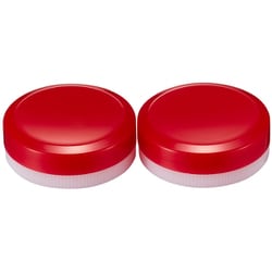 定量軟膏容器 浅型 キャップ：赤 5ML 200個イリ 10110