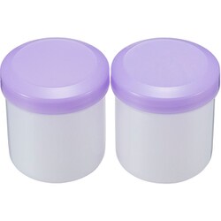 定量軟膏容器 キャップ:紫 50ML 90個イリ 10050