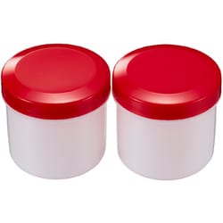 定量軟膏容器 キャップ:赤 100ML 40個イリ 10060