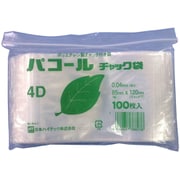 パコールチャック袋 4D 100枚X100袋