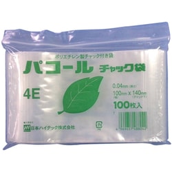 パコールチャック袋 4E 100枚X80袋