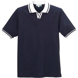 メンズポロシャツ ネイビー M C-22