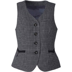 ベスト 17号 ブラックチェック EAV684