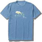 CシールドベアT S/S C-SHIELD Bear Tee S/S 5215459 200 アイアンブルー Sサイズ [アウトドア カットソー メンズ]
