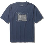 CシールドカモシカT S/S C-SHIELD Antelope Tee S/S 5215468 046 ネイビー XLサイズ [アウトドア カットソー メンズ]