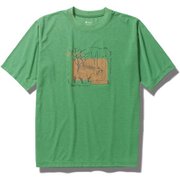 CシールドカモシカT S/S C-SHIELD Antelope Tee S/S 5215468 060 グリーン XLサイズ [アウトドア カットソー メンズ]