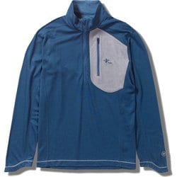 TSウールハーフZIP TS Wool Half Zip 5215454 040 ブルー Lサイズ [アウトドア カットソー メンズ]