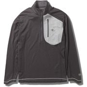 TSウールハーフZIP TS Wool Half Zip 5215454 152 カーボンブラック Mサイズ [アウトドア カットソー メンズ]