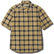 CシールドプレザントシャツS/S C-SHIELD Pleasant Shirt S/S 5212418 030 イエロー Mサイズ [アウトドア シャツ メンズ]