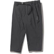ドライスプリットスリークオーターパンツ Dry Split Three-quarters Pants 5214412 025 ブラック Sサイズ [七分丈パンツ メンズ]