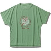 CシールドヤマネT S/S C-SHIELD Dormouse Tee S/S 8215415 066 ライトグリーン Mサイズ [アウトドア カットソー レディース]