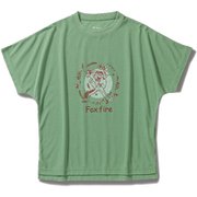 CシールドヤマネT S/S C-SHIELD Dormouse Tee S/S 8215415 066 ライトグリーン Lサイズ [アウトドア カットソー レディース]