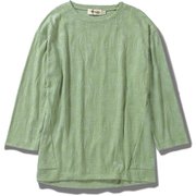 TSリーフジャカードクルー 7/S TS Leaf Jacquard Crew 7/S 8215411 066 ライトグリーン Lサイズ [アウトドア カットソー レディース]