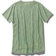 TSリーフジャカードティーS/S TS Leaf Jacquard Tee S/S 8215427 066 ライトグリーン Lサイズ [アウトドア カットソー レディース]