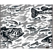 ブラックバスハンカチ Black Bass Handkerchief 5320466 020 グレー [アウトドア ハンカチ]