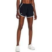 フライバイ ショーツ FLY BY SHORT 1382438 Black/White(002) MDサイズ [ランニングウェア ショートパンツ レディース]