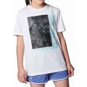 スピードストライド グラフィック ショートスリーブTシャツ SPEEDSTRIDE GRAPHIC SH 1384685 White/Radial Turquoise(100) YSMサイズ [アウトドア トップス 半袖 キッズ]