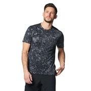 スピードストライド プリントTシャツ SPEED STRIDE PRINT T 1384781 001 Black LGサイズ [ランニングウェア シャツ メンズ]